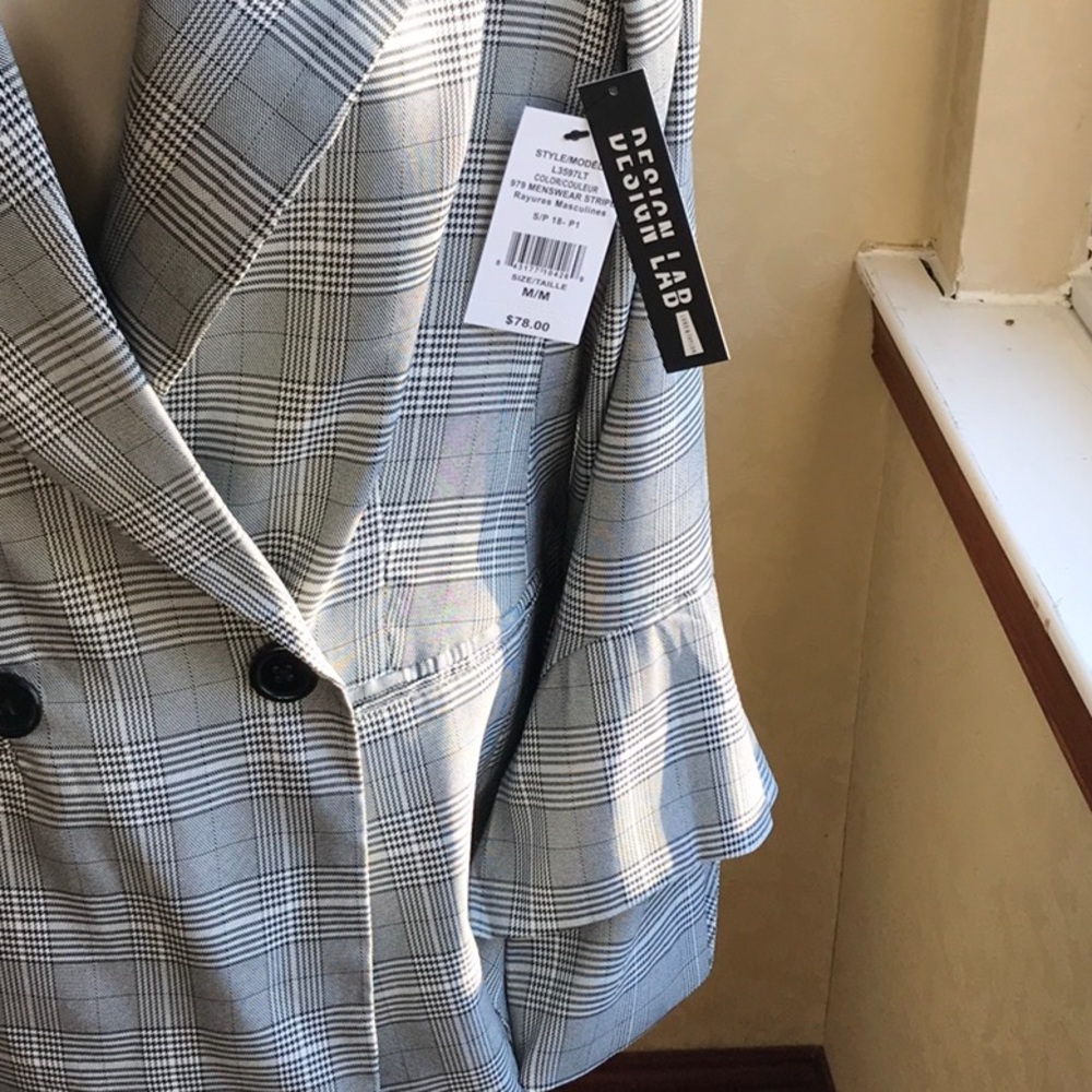 Design Lab Houndstooth Jacket - Picture 3 of 6